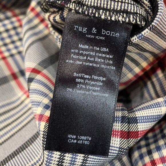 New Rag & Bone Monet Plaid Pant in Simone Check 2, XS $325 - Picture 7 of 8